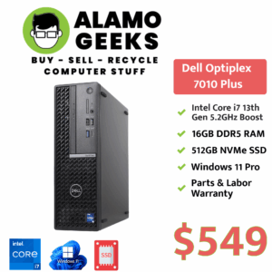 Dell Optiplex 7010 Plus SFF - Intel Core i7-13700 vPro | 16GB DDR5 | 512GB NVMe SSD | WIN 11